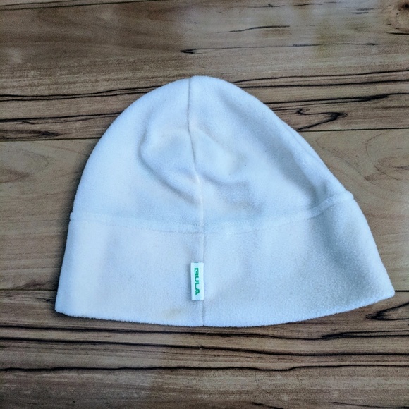 Bula polartec white fleece beanie women's S - Picture 4 of 7